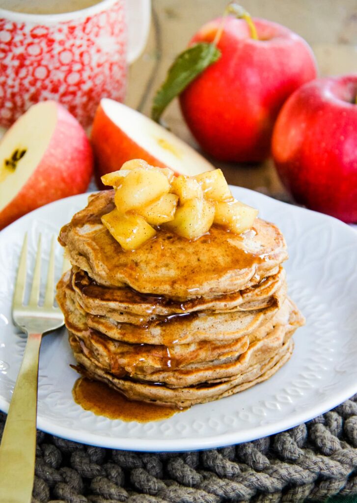 Stack of apple pancakes used to explore what Apple pancakes can teach us about healthcare equity